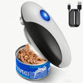 JFengqi Electric Can Opener, One-Touch Automatic Can Opener, Rechargeable, Hands-Free, Fits All Can Sizes, Catch for Kitchen & Seniors with Arthritis